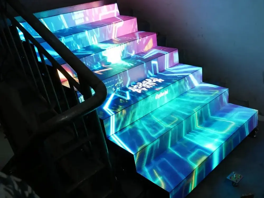 Staircase led displays